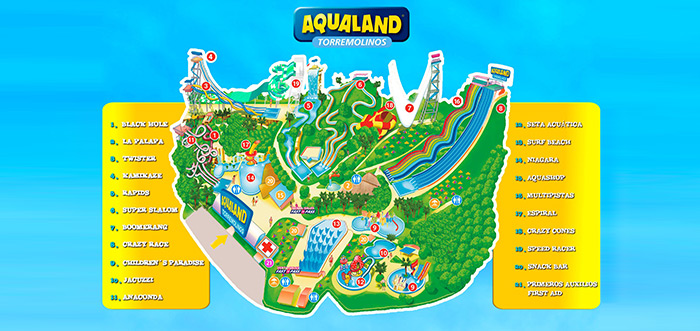 Costa del Sol water parks: Aqualand Torremolinos
