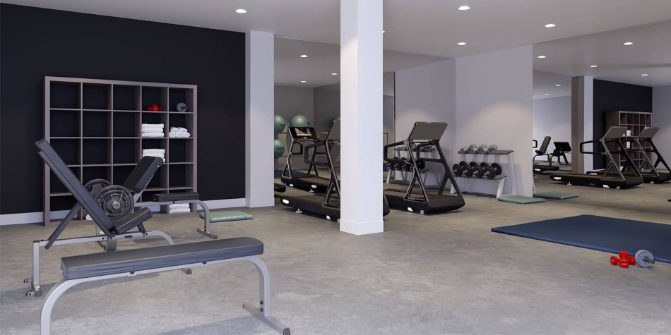 Fantastic new residential development in Benalmádena. Common utilities gym